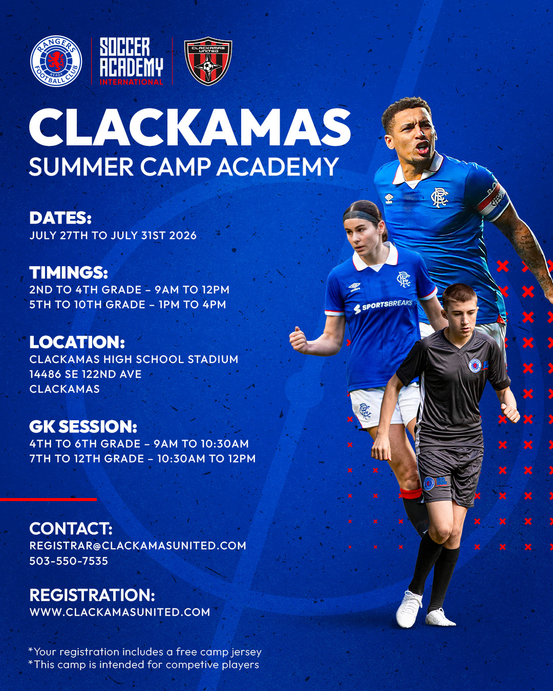 Rangers Summer Camp